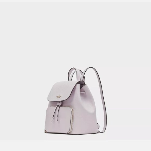 Kate Spade - Kristi Medium Leather Flap Backpack - Pale Amethyst